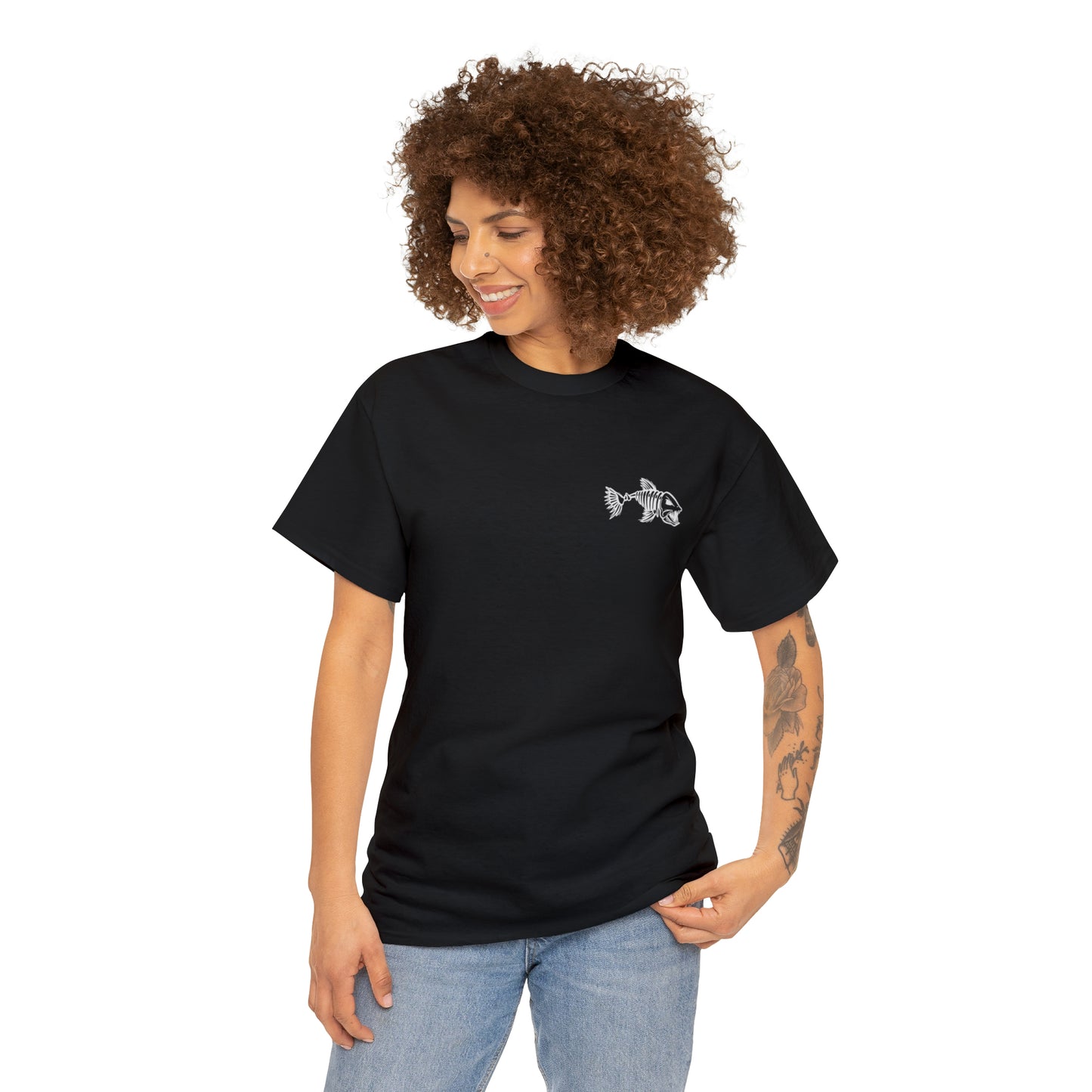 Riptide Surf Fishing Tee Shirt Design on Back
