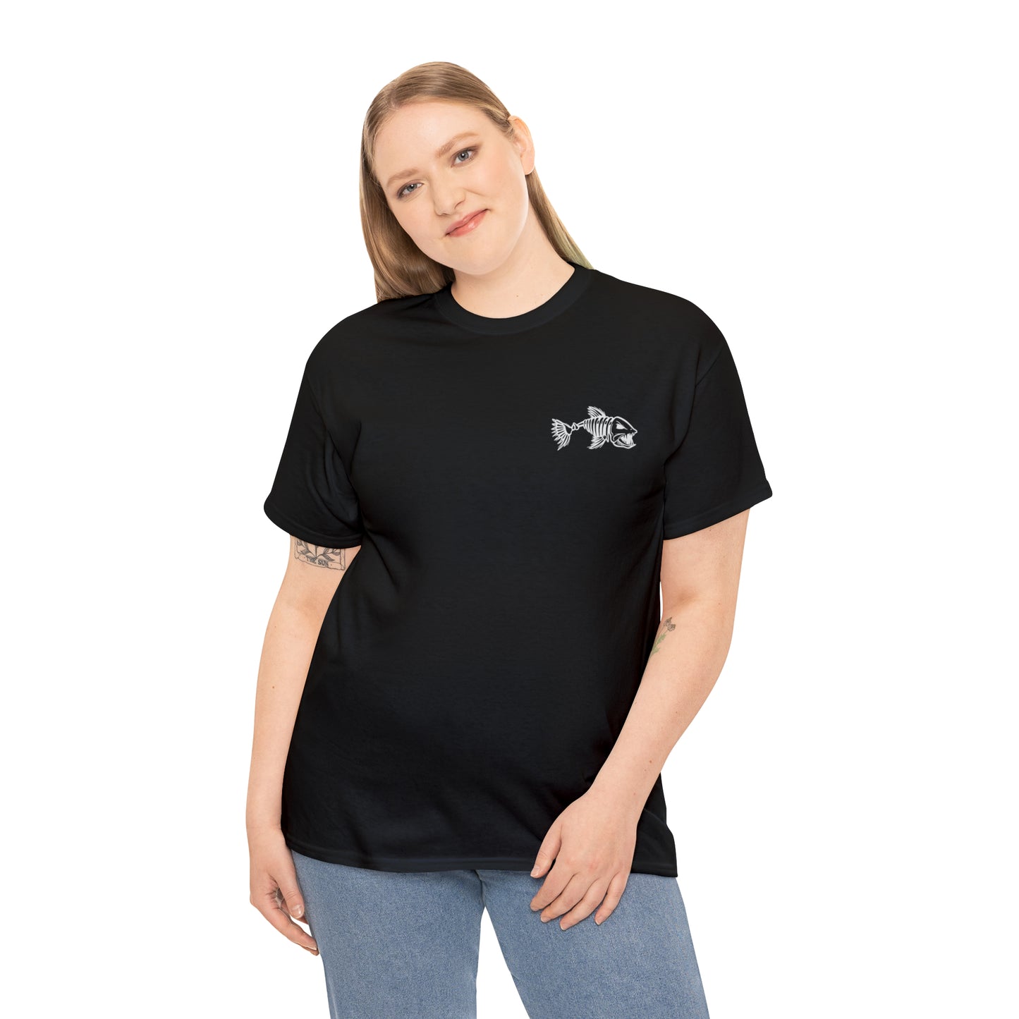 Riptide Surf Fishing Tee Shirt Design on Back