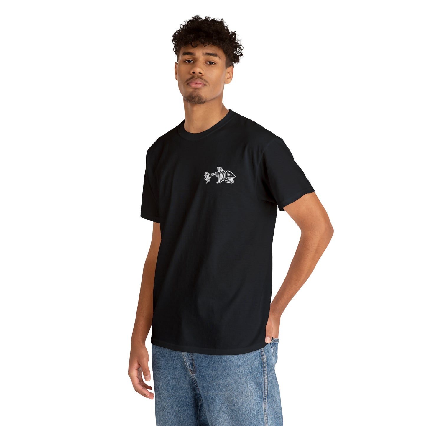 Riptide Surf Fishing Tee Shirt Design on Back